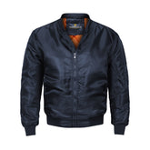 Midnight Blue Valor Bomber Jacket Fashion Wear Apparel