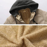 Avenger Hooded Leather Jacket Fashion Wear Apparel