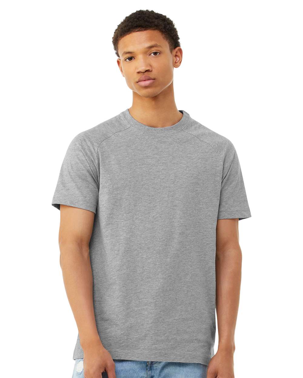 BELLA + CANVAS - Heather CVC Raglan Tee - 3201 Bella + Canvas