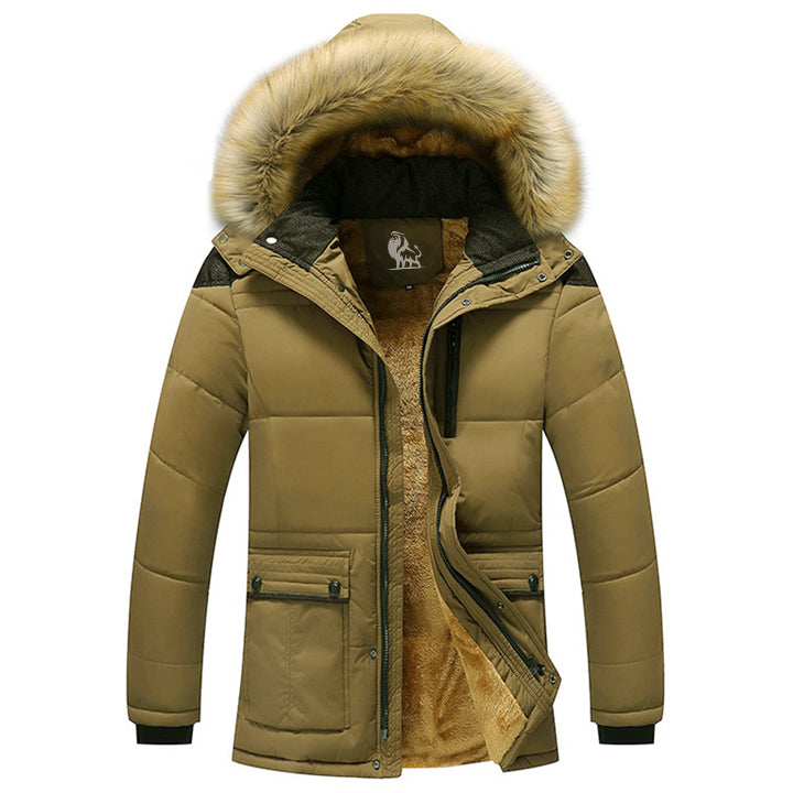 Khaki Ice Wall Parka Fashion Wear Apparel