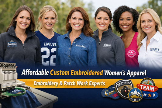 The Best Affordable Company For Custom Embroidered Women's Apparel
