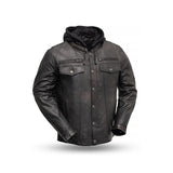 Dutch Hood Moto Jacket Fashion Wear Apparel