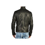 Front Removable Biker Leather Jacket Fashion Wear Apparel