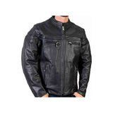 Cuffs Zipper Moto Jacket Fashion Wear Apparel