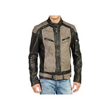 Front Removable Biker Leather Jacket Fashion Wear Apparel