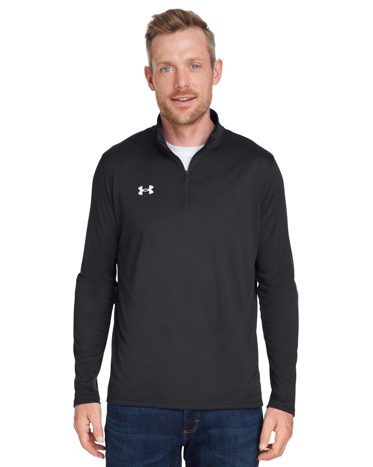 Custom Embroidered 1376844 Under Armour Men's Team Tech Quarter-Zip Fashion Wear Apparel