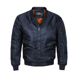 Midnight Blue Valor Bomber Jacket Fashion Wear Apparel