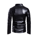 Diamond Quilted Leather Jacket Fashion Wear Apparel