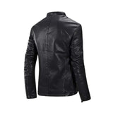 Racer Slim Fit Leather Jacket Fashion Wear Apparel