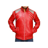 MJ Beat Leather Jacket Fashion Wear Apparel