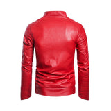 Diamond Quilted Leather Jacket Fashion Wear Apparel