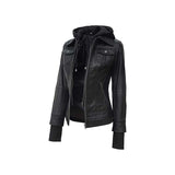 Mystique Black Leather Bomber Jacket Fashion Wear Apparel