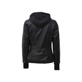 Mystique Black Leather Bomber Jacket Fashion Wear Apparel