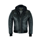 Stylish Removeable Moto Jacket Fashion Wear Apparel