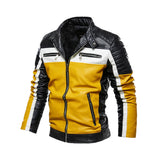 Slim Fit Original Moto Leather Jacket Fashion Wear Apparel