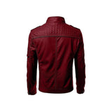 Men's Original Leather Motorcycle Jacket Fashion Wear Apparel