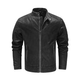 Classic Biker Leather Jacket Fashion Wear Apparel