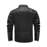 Classic Biker Leather Jacket Fashion Wear Apparel