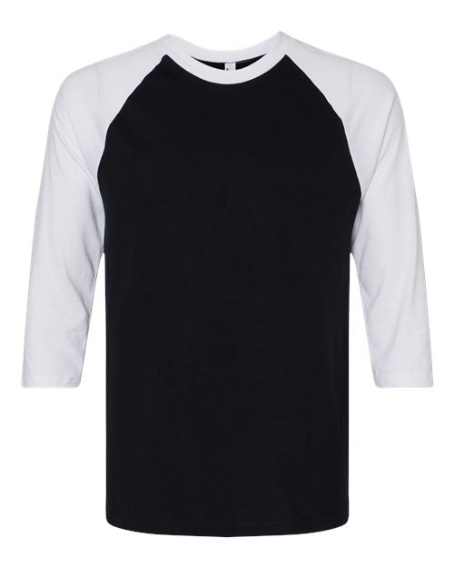 American Apparel 2003 CVC Three-Quarter Sleeve Tee Fashion Wear Apparel