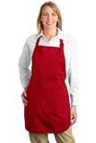 Port Authority A500 Full Length Apron with Pockets Fashion Wear Apparel