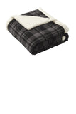 Port Authority BP43 Flannel Sherpa Blanket Fashion Wear Apparel