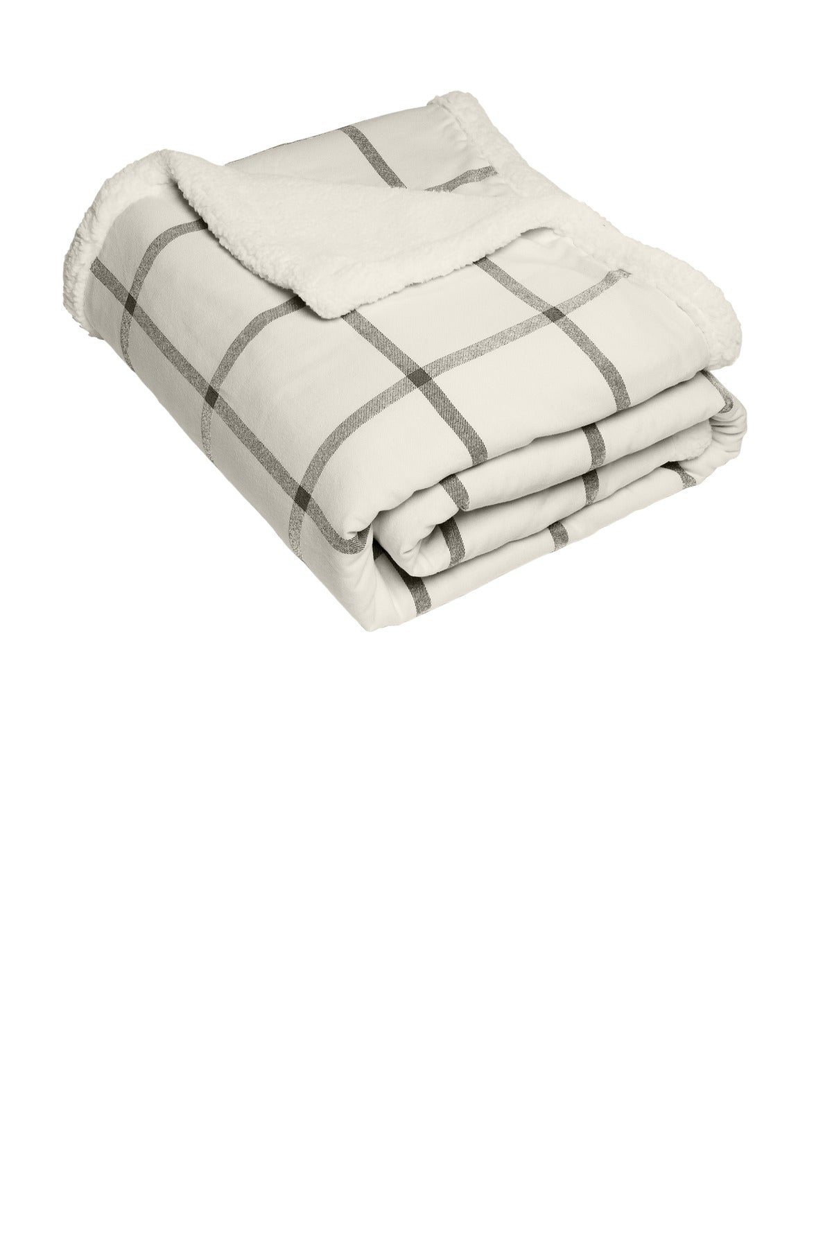 0622-3 BLANKET / BORDER ブランケット/ボーダー Port Authority BP43 Flannel Sherpa Blanket – Fashion Wear Apparel
