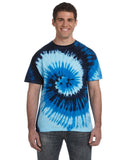 Dyenomite 200MS Rainbow Spiral T-Shirt Fashion Wear Apparel