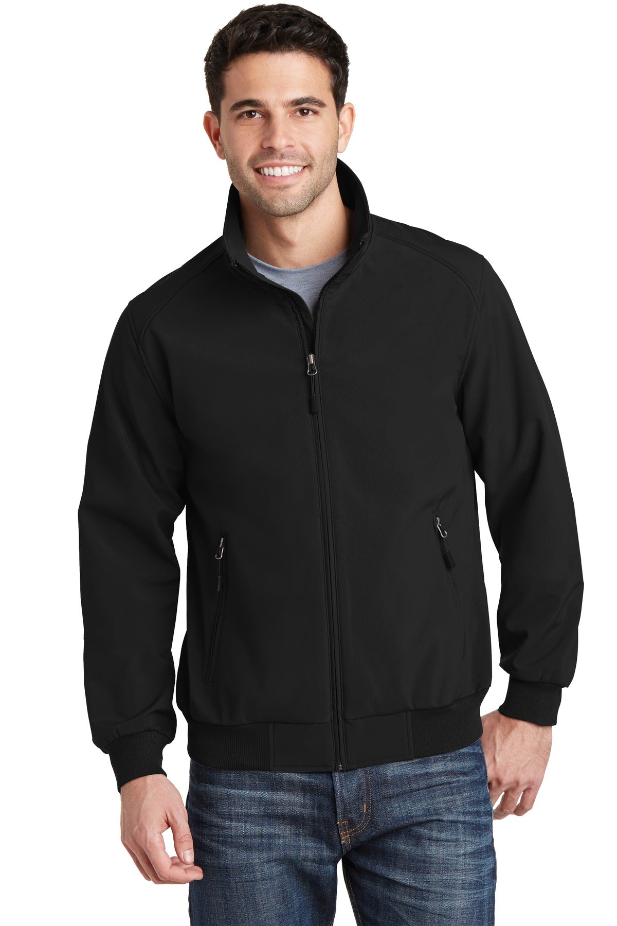 Port Authority J337 Men's Soft Shell Bomber Jacket Fashion Wear Apparel