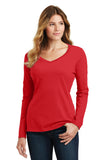 Port & Company LPC450VLS Women Long Sleeve Fan Favorite V-Neck Tee Fashion Wear Apparel