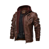 Brown Salvador Leather Jacket Fashion Wear Apparel