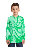 Port & Company PC147YLS Youth Essential Tie Dye Long Sleeve Tee Fashion Wear Apparel