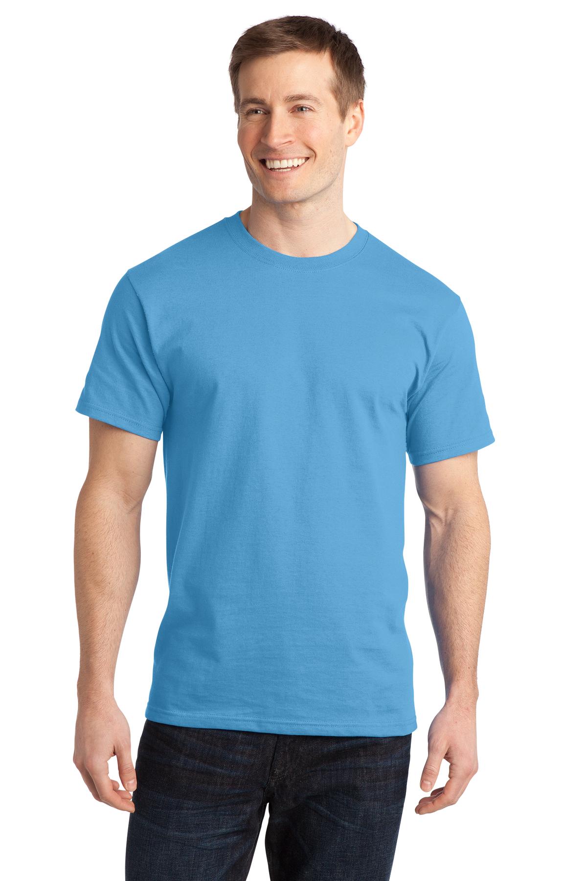 Port & Company Ring Spun Cotton Tee. PC150 Fashion Wear Apparel