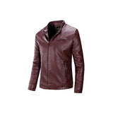 Racer Slim Fit Leather Jacket Fashion Wear Apparel