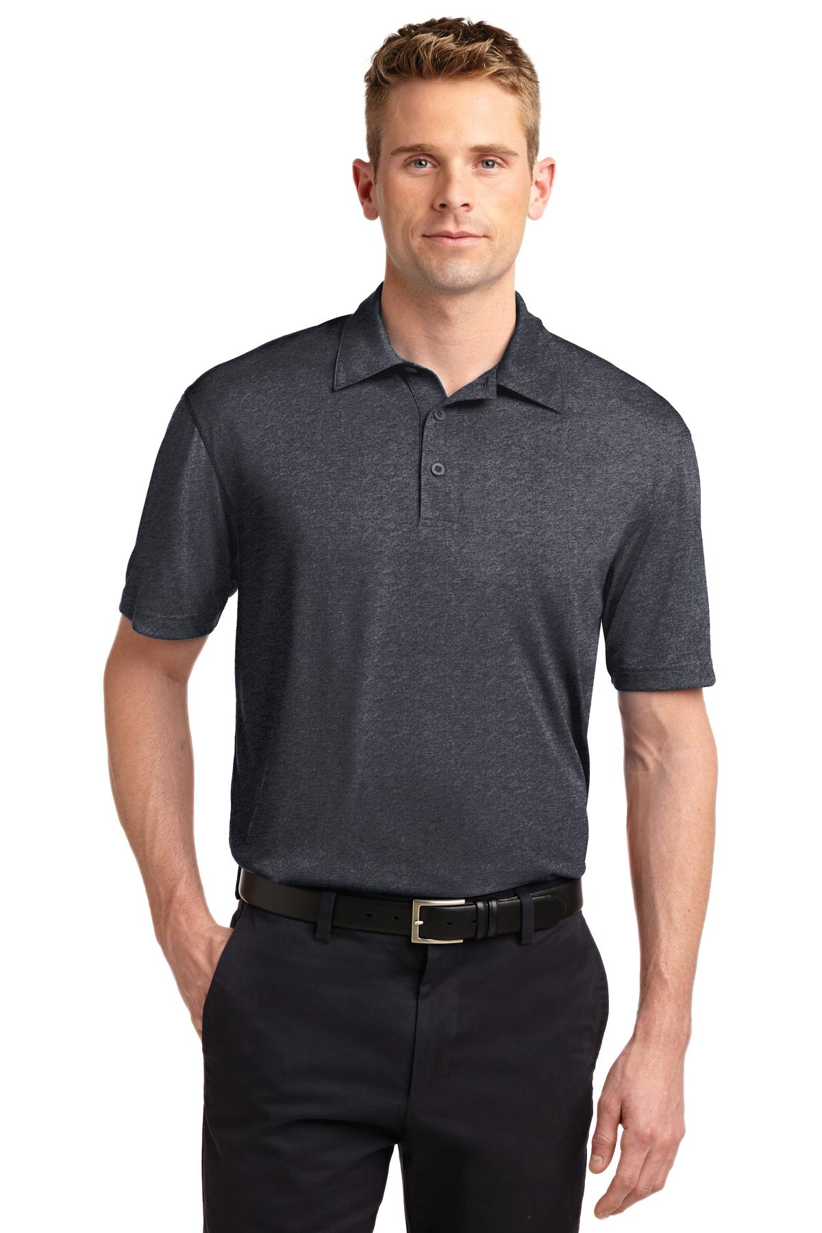 Sport-Tek ST660 Men's Heather Contender Polo Fashion Wear Apparel
