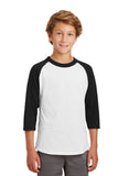 Sport-Tek YT200 Youth Colorblock Raglan Jersey Fashion Wear Apparel