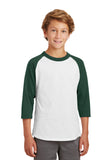 Sport-Tek YT200 Youth Colorblock Raglan Jersey Fashion Wear Apparel