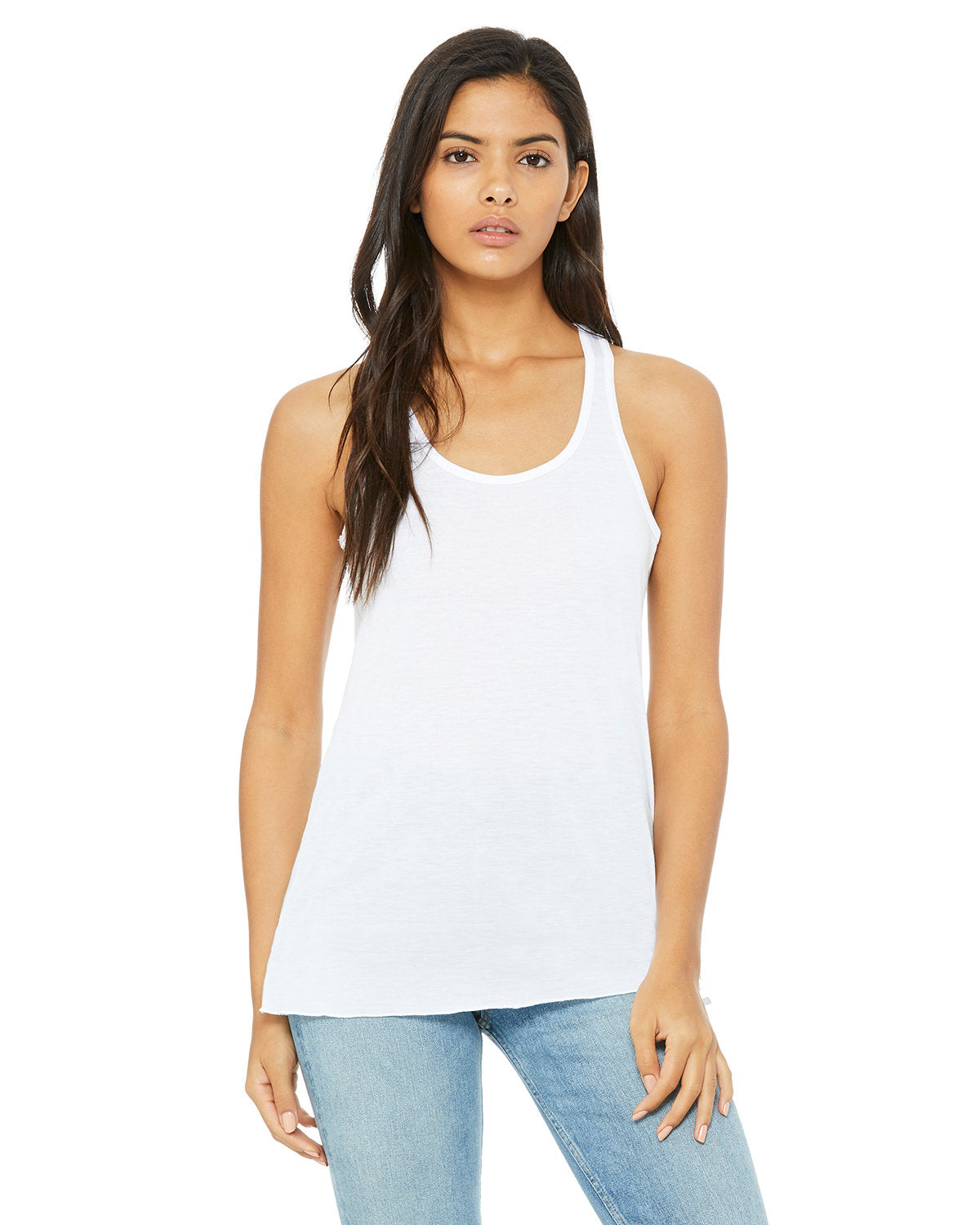 Bella Canvas B8800 Women's Flowy Racerback Tank Fashion Wear Apparel