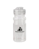 Translucent 20 Oz Sport Water Bottle With Snap Cap Fashion Wear Apparel