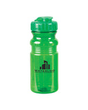 Translucent 20 Oz Sport Water Bottle With Snap Cap Fashion Wear Apparel