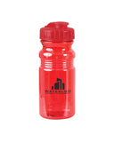 Translucent 20 Oz Sport Water Bottle With Snap Cap Fashion Wear Apparel