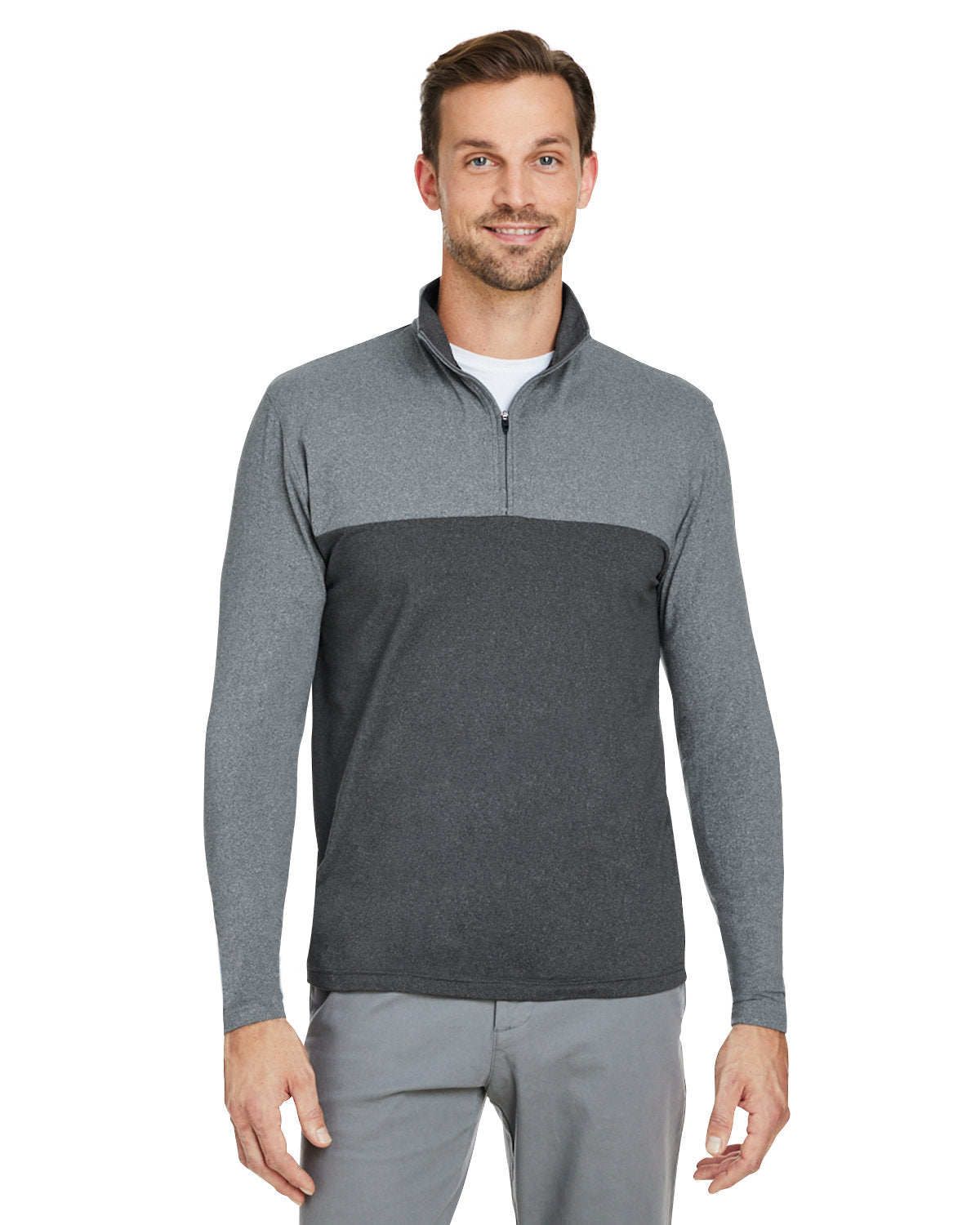 S18024 Spyder Men's Spyre Flex Colorblock Quarter-Zip Fashion Wear Apparel